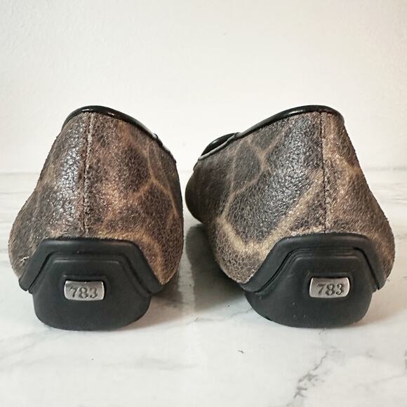 Harmony 783 Brown‎ Giraffe Slip On Grounding Loafers Women's Size 9.5 - Picture 5 of 10